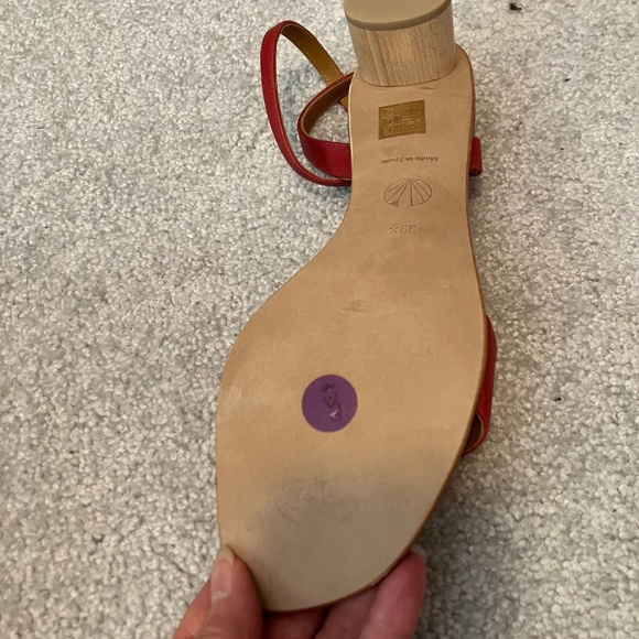 Coclico Red Noel Sandals size 39 - Picture 12 of 13